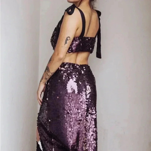 Free People Star Bright Sequin Crop Top - Picture 3 of 11